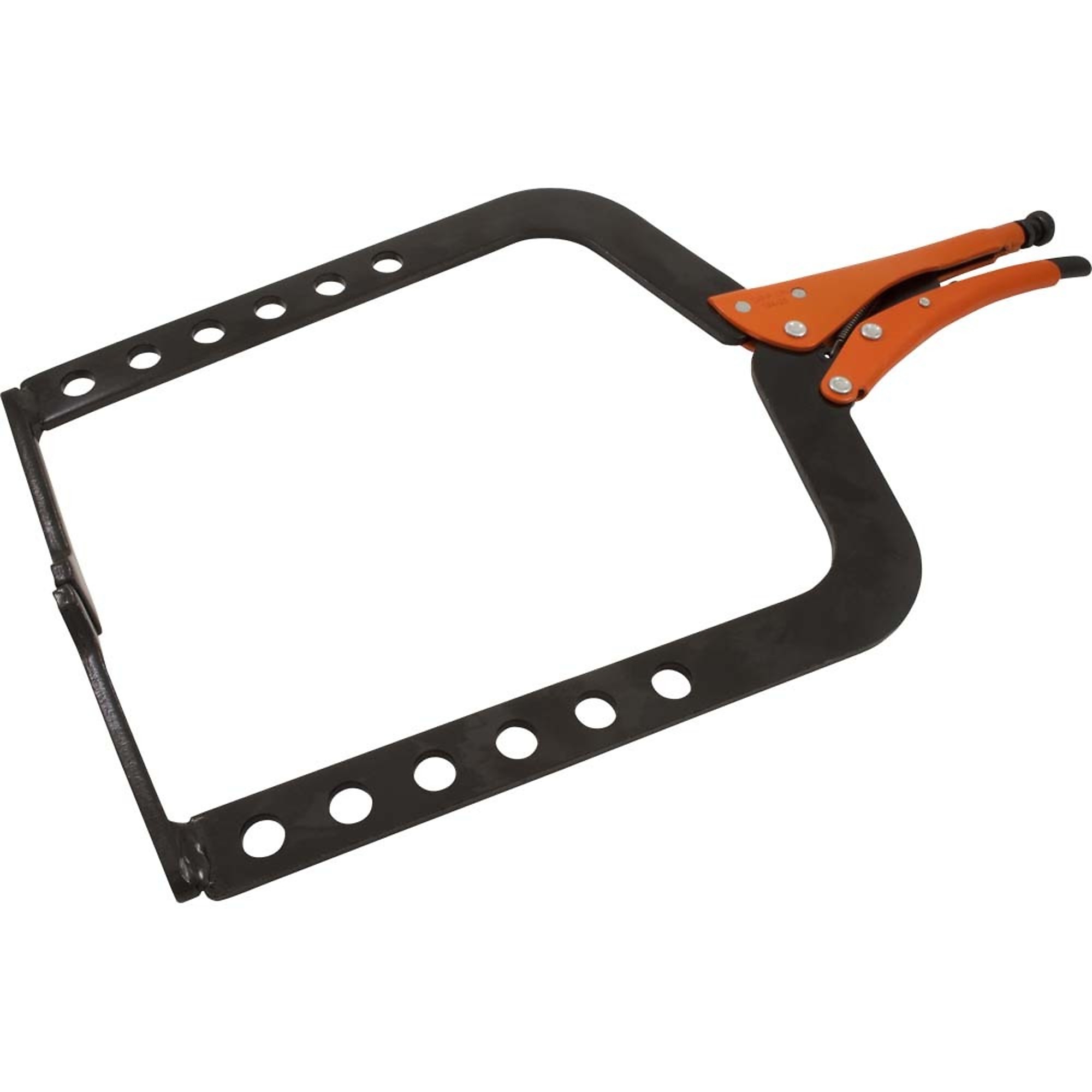 Grip-on, 20in. Locking Long Reach Clamp, 10-1/4in. Jaw Opening, Pieces (qty.) 1 Material Alloy Steel, Jaw Capacity 10.63 in, Model# 134-20